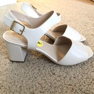 White Calvin Klein Sandals